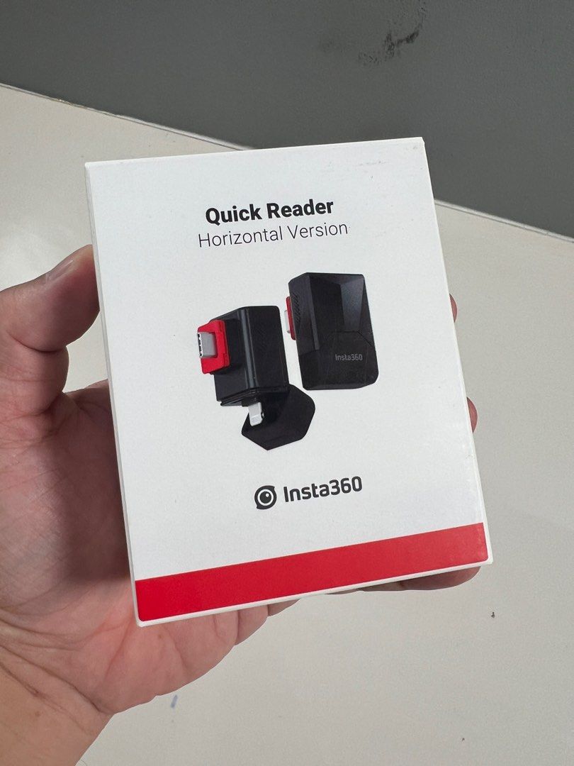 Insta360 ONE RS Quick Reader (Horizonta Version) (Category: Video Cameras) located in Rizal. Submitted by epektuz_lab (Listing ID 1410915249, Image 1). Description: Lightly used and in great condition. Has minor cosmetic marks on the plastic that appeared. Payment thru GCash/BPI. Shipping via Lalamove. Shipping fee at buyer’s expense..