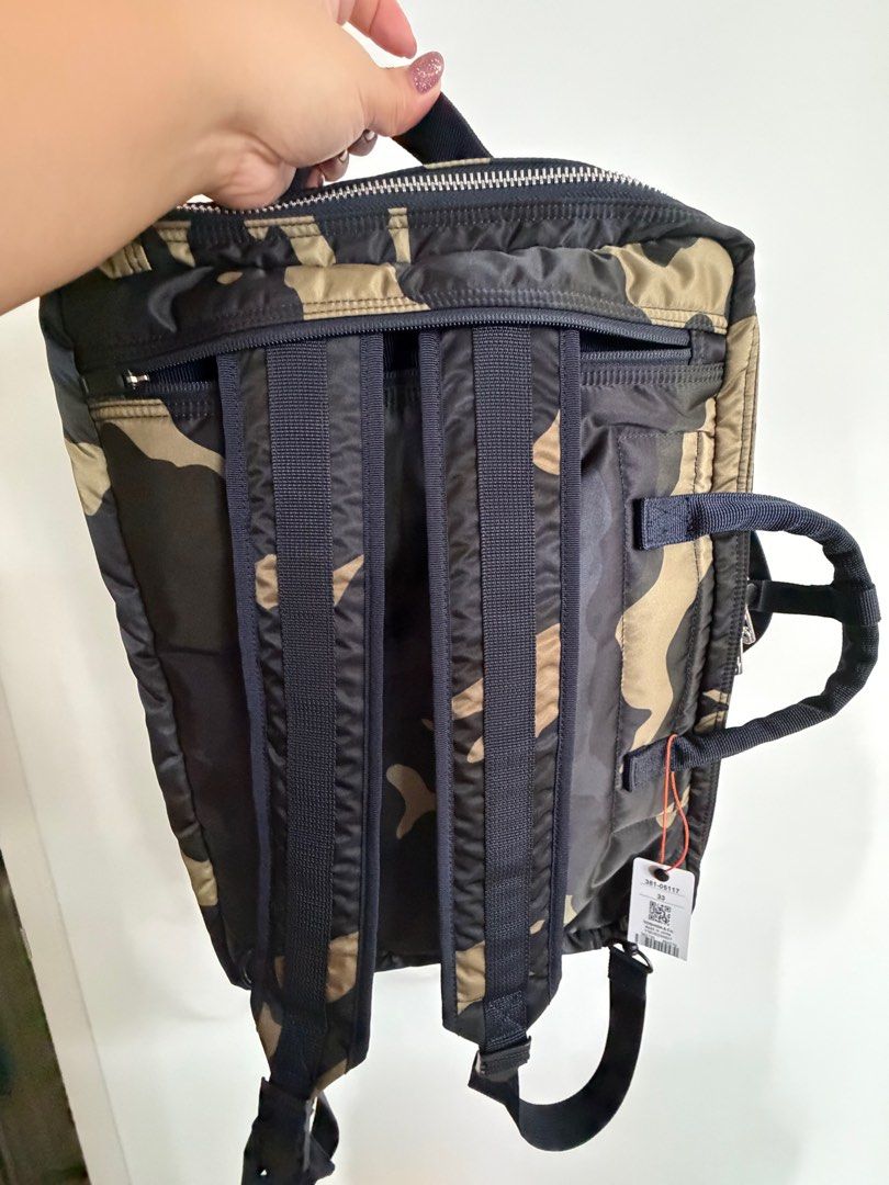 Japan 🇯🇵 limited Porter yoshida 3 way camo backpack/ laptop bag (Category: Bags & Wallets) located in Singapore. Submitted by andthenublink (Listing ID 1410920223, Image 2). Description: Brand new from Japan Includes smart pac .