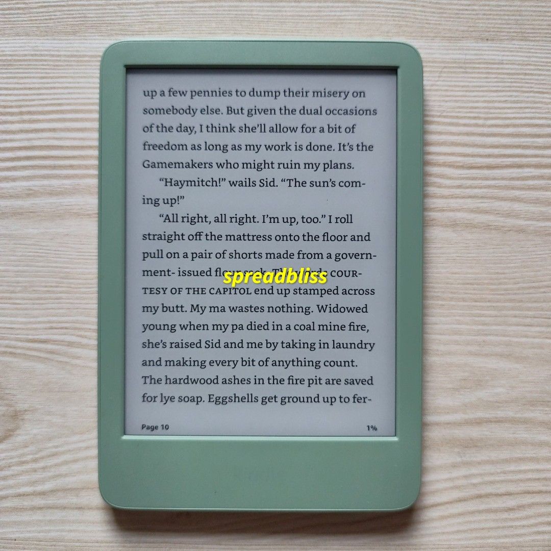 Kindle Basic 2024 Matcha 16gb (Category: E-Readers) located in Manila. Submitted by spreadbliss (Listing ID 1410948795, Image 3). Description: KINDLE BASIC 2024 - Matcha 16gb - Latest version - Smooth screen, minor flaws on body Inclusions: Unit, cable, free stickers 📌 Manila MOP: GCash/Maya, bank transfer, COD/COP MOD: Grab, Lalamove, J&T, LBC Follow for more available units 🙂.