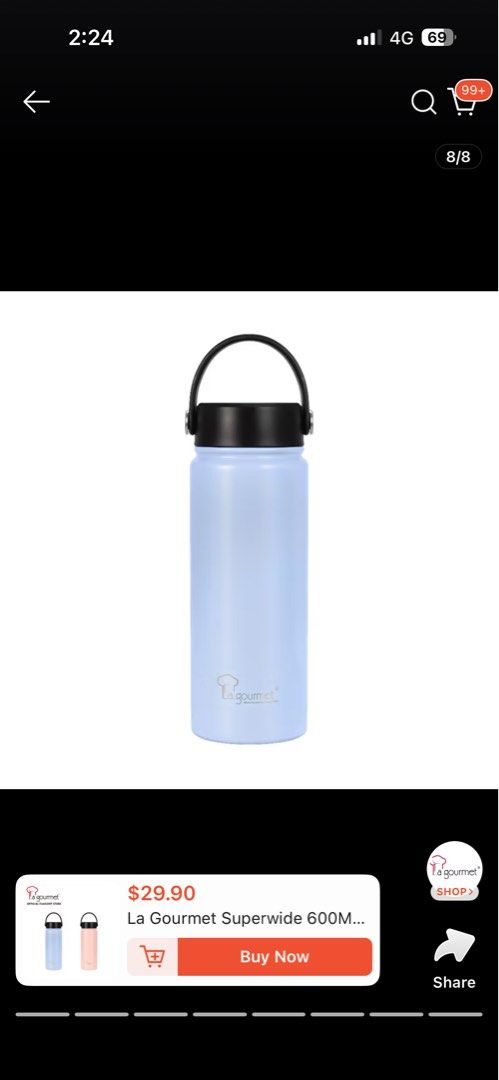 La Gourmet Thermal Bottle 600ml476571833100544004