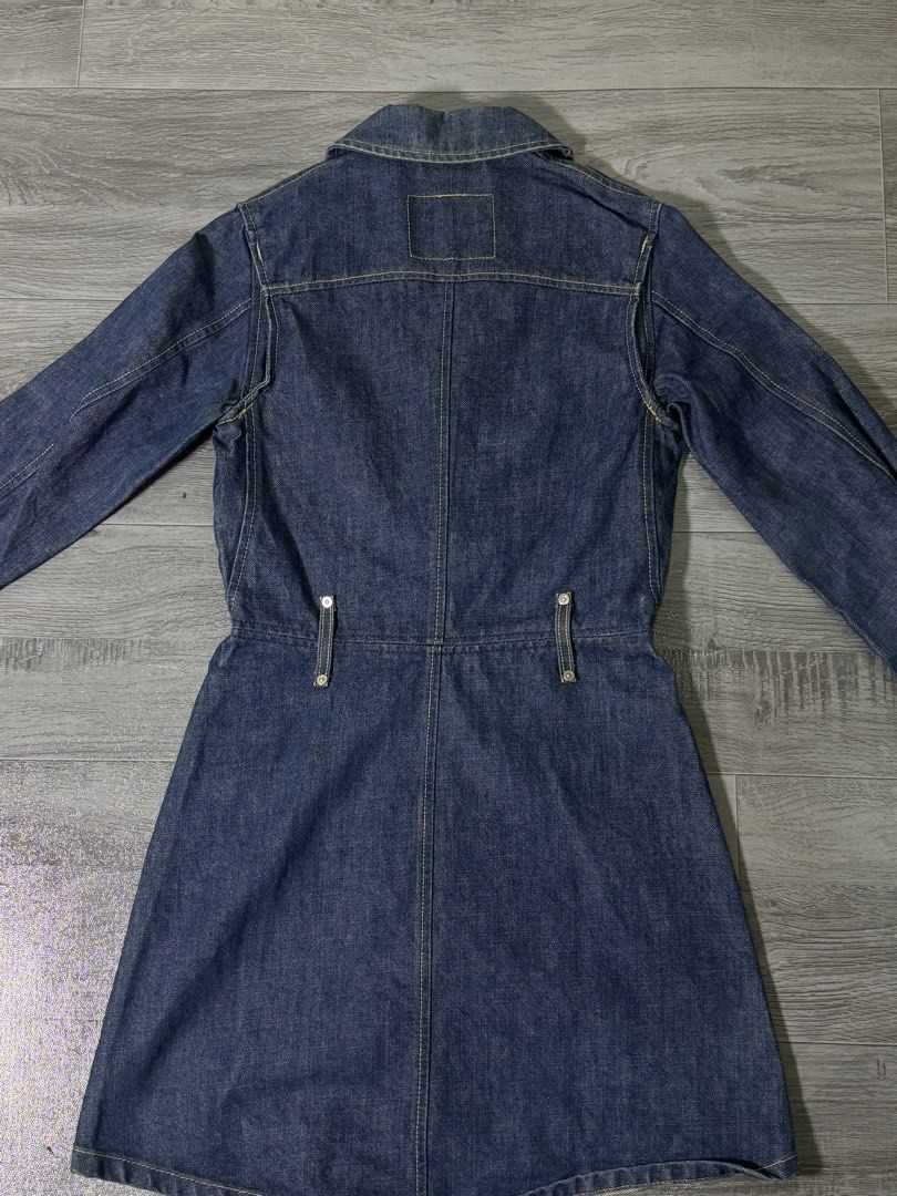 Levi's Engineered Jeans Denim Jacket (Category: Coats, Jackets and Outerwear) located in Maragusan (San Mariano). Submitted by dripdrops_ddo (Listing ID 1410958727, Image 3). Description: 🏷️ LEVI’s Coat Jacket for Women Dimes: 16W x 31.5L(33Back) Size: XS on tag Color rate: 9.5/10 Condition: Excellent.