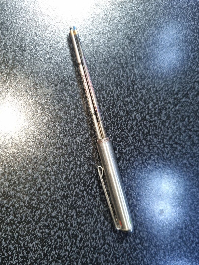 Montblanc Ballpoint Pen (Category: Stationery & School Supplies) located in Mandaluyong City. Submitted by mrbong0618 (Listing ID 1411041694, Image 3). Description: PTPA. (PLS. READ FULL DESCRIPTION) Vintage 80's Montblanc Noblesse Four Color Ballpoint Pen (PEN ONLY!) Price: 4,388 (Rush..Badly need funds at the moment) Issue: Four color ink used up. Kindly check for your reference: https://www.etsy.com/listing/1668387332/vintage-80s-montblanc-nob