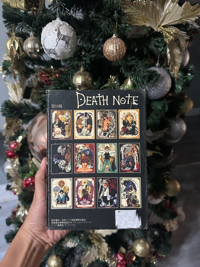 OFFERS Death Note Card Set (Category: Comics & Manga) located in General Santos City (Dadiangas). Submitted by rosushi (Listing ID 1410977959, Image 2). Description: Hearing offers. Cards are well kept. Death Note XL card set. Includes a box and multiple cards with various Death Note illustrations. The cards feature different characters and scenes from the series..