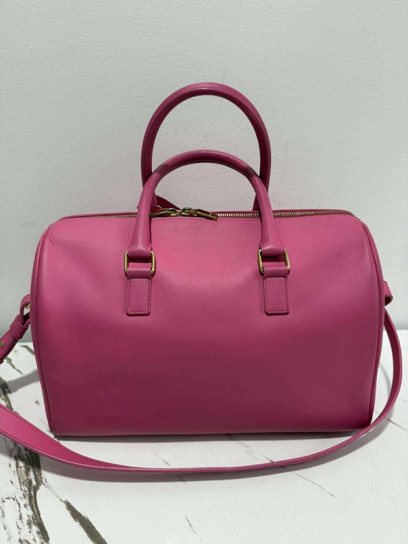 Original YSL Duffle Pink 2way Bag (Category: Luxury Bags & Wallets) located in Cavite. Submitted by authenticbagshavenbyvalg (Listing ID 1410926452, Image 2). Description: 💯Guaranteed Original Very good condition with dustbag Authentic Bags Haven No return No Exchange Money back guarantee unless proven fake No low ballers No Swap No Joy Reservers PLEASE MANAGE YOUR EXPECTATIONS, youre buying a preloved item. Accepts layaway on certain items 30% 