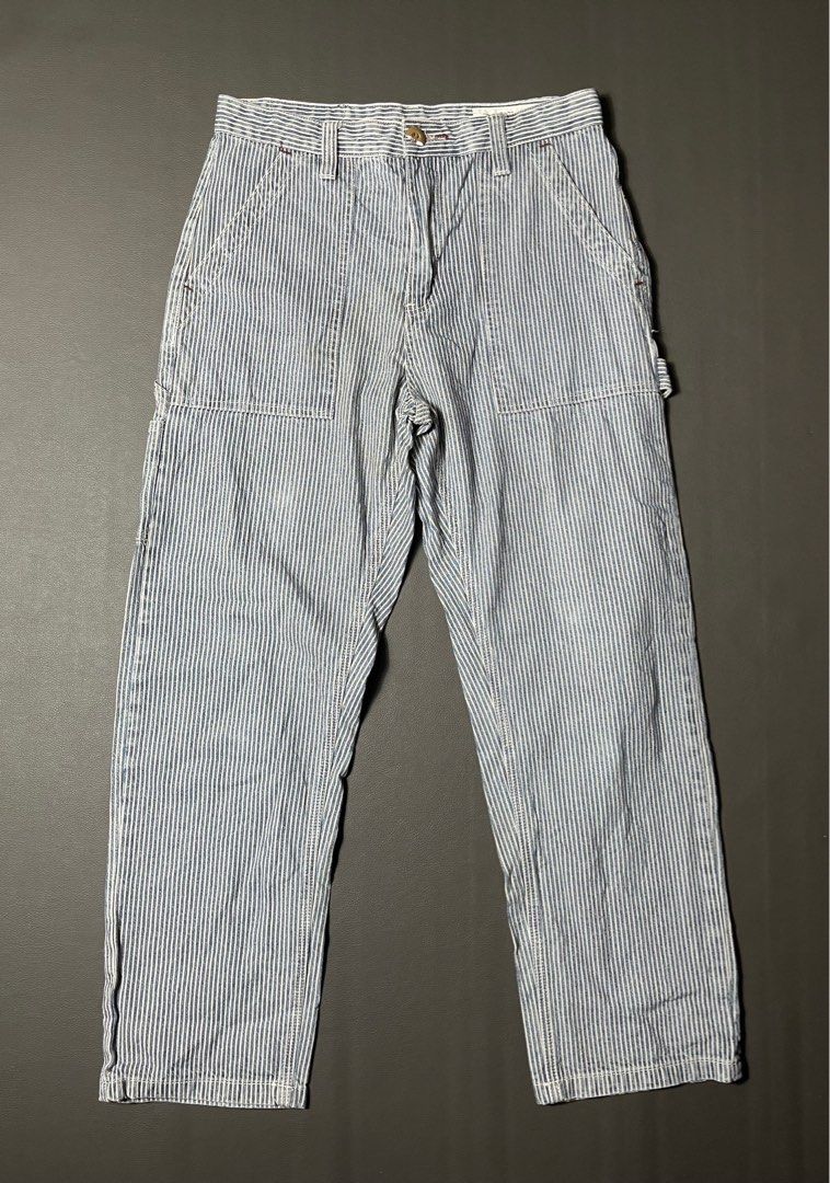 Red Ruggison Pinstripe Baker Pants (Category: Jeans) located in Caloocan City. Submitted by dapreluv (Listing ID 1411042817, Image 1). Description: Red Ruggison Pinstripe Baker Pants Width: 31” Front Rise: 12” Thigh: 12” Knee: 10” Inseam: 26” Leg opening: 8” Length: 39” 2,000 .