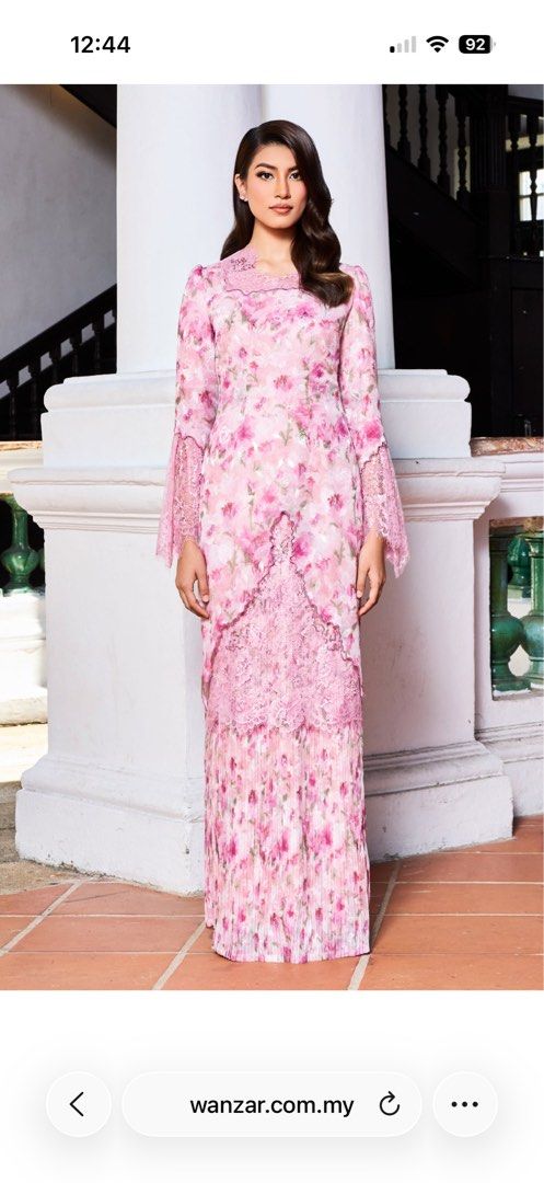 [RENT] Mayaa Kurung in Beloved Pink Size S (Category: Traditional & Ethnic wear) located in Seremban. Submitted by nuht4syerr (Listing ID 1410937760, Image 3). Description: 🍓 TO RENT Wanzar - Mayaa Kurung in Beloved Pink Size: S For reference: 154cm, 50kg Condition: 9/10 RM100/3 days RM50 deposit (Will be transferred back once item is returned is good condition without any stains, tear, defect) Add ons for RM10 : Shawl + Veil Shawl (As seen in f