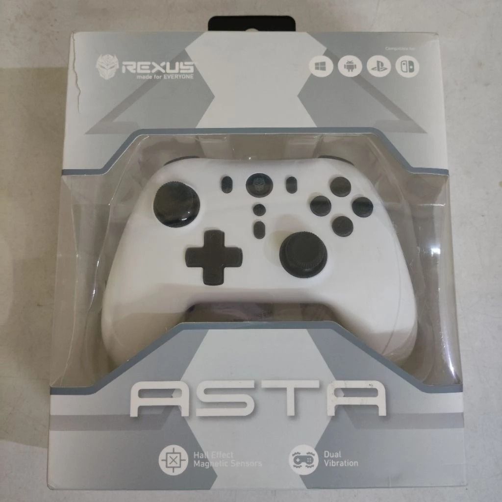 Rexus ASTA GX150 MULTI PLATFORM WIRELESS GAMING CONTROLLER GAMEPAD hall ...