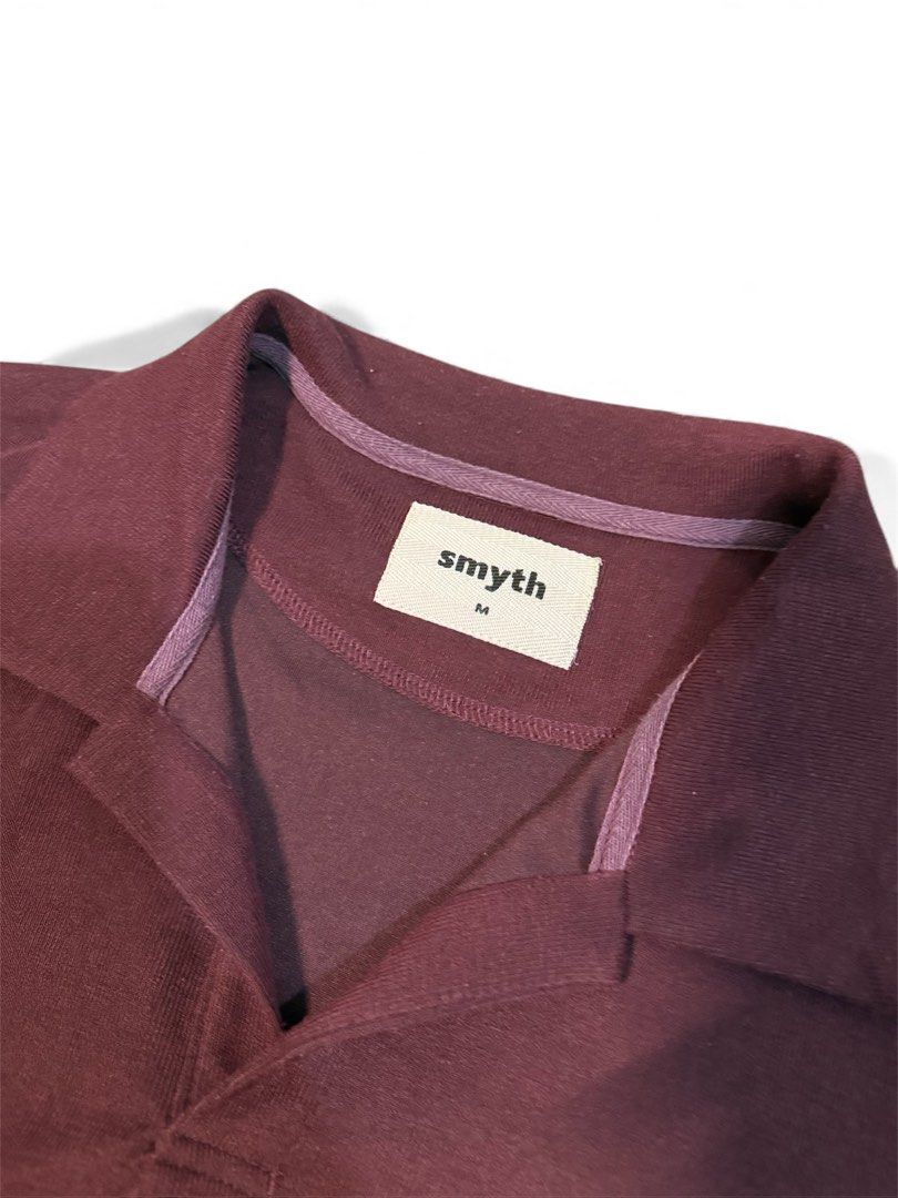 Smyth Maroon Polo Shirt (Category: Tshirts & Polo Shirts ) located in Manila. Submitted by dja23 (Listing ID 1410901222, Image 2). Description: Width: 22.5 Length 28.5 Used once, no issue.