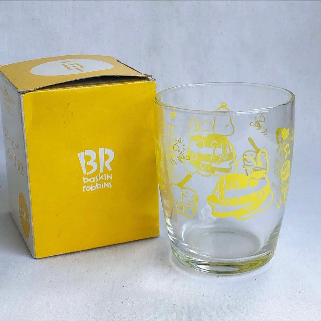 Snoopy Baskin Robbins Glass Cup (Category: Coffee & Tea Tableware) located in Davao. Submitted by ejd_needsandwants (Listing ID 1410959253, Image 3). Description: ❗️ Yes. Avaialble. ❗️ For Sure Buyer. ⤵️ Details Below. Collectible BR Snoopy Glass Cup 🐶 ~ mint with box ~ approx. 2.6"D x 3.5"H ~ Php. 300 ✳️LP posted ✳️ send details to order Name: Add: Cp no: Mop: bpi/bdo/gcash (+ 15Php. sc) 🔆shipping of fragile item/s at buyers risk. (rest assure