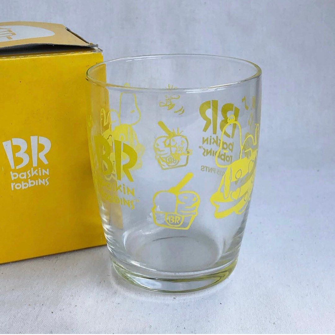 Snoopy Baskin Robbins Glass Cup (Category: Coffee & Tea Tableware) located in Davao. Submitted by ejd_needsandwants (Listing ID 1410959253, Image 2). Description: ❗️ Yes. Avaialble. ❗️ For Sure Buyer. ⤵️ Details Below. Collectible BR Snoopy Glass Cup 🐶 ~ mint with box ~ approx. 2.6"D x 3.5"H ~ Php. 300 ✳️LP posted ✳️ send details to order Name: Add: Cp no: Mop: bpi/bdo/gcash (+ 15Php. sc) 🔆shipping of fragile item/s at buyers risk. (rest assure