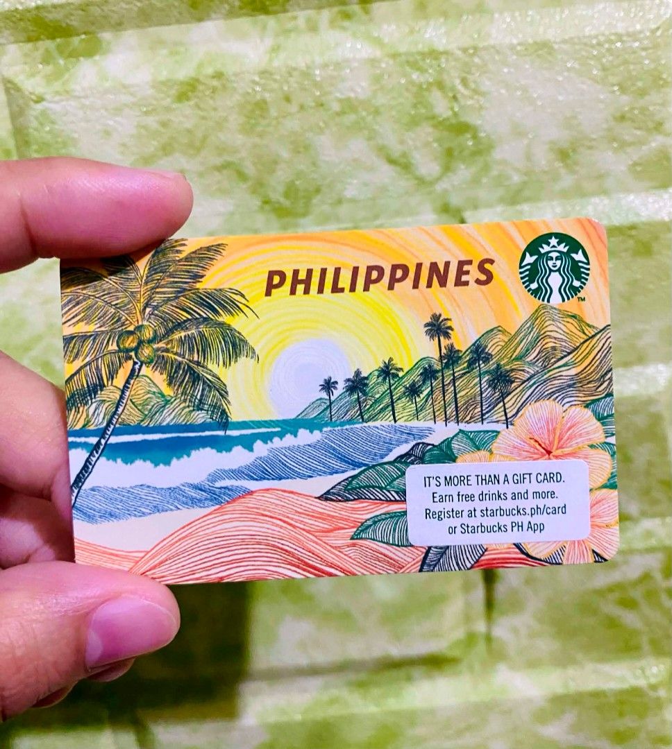 Starbucks PH Exclusive card (Category: Store Credits) located in Manila. Submitted by mj4yfr4ncis (Listing ID 1410939762, Image 1). Description: Starbucks PH Exclusive card Php 100 each (zero load, unregistered, reloadable) Shipping from Tondo Manila Thanks🙂.