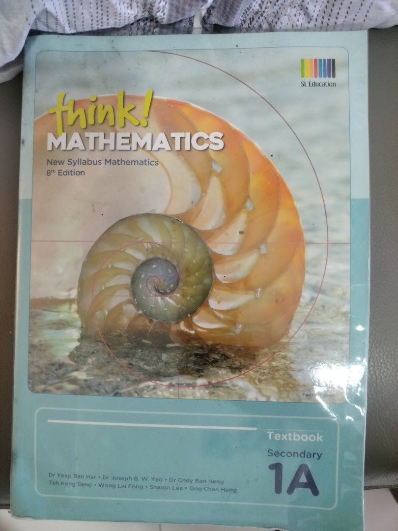 Think! Mathematics Textbook Secondary 1A/1B, Hobbies & Toys, Books ...