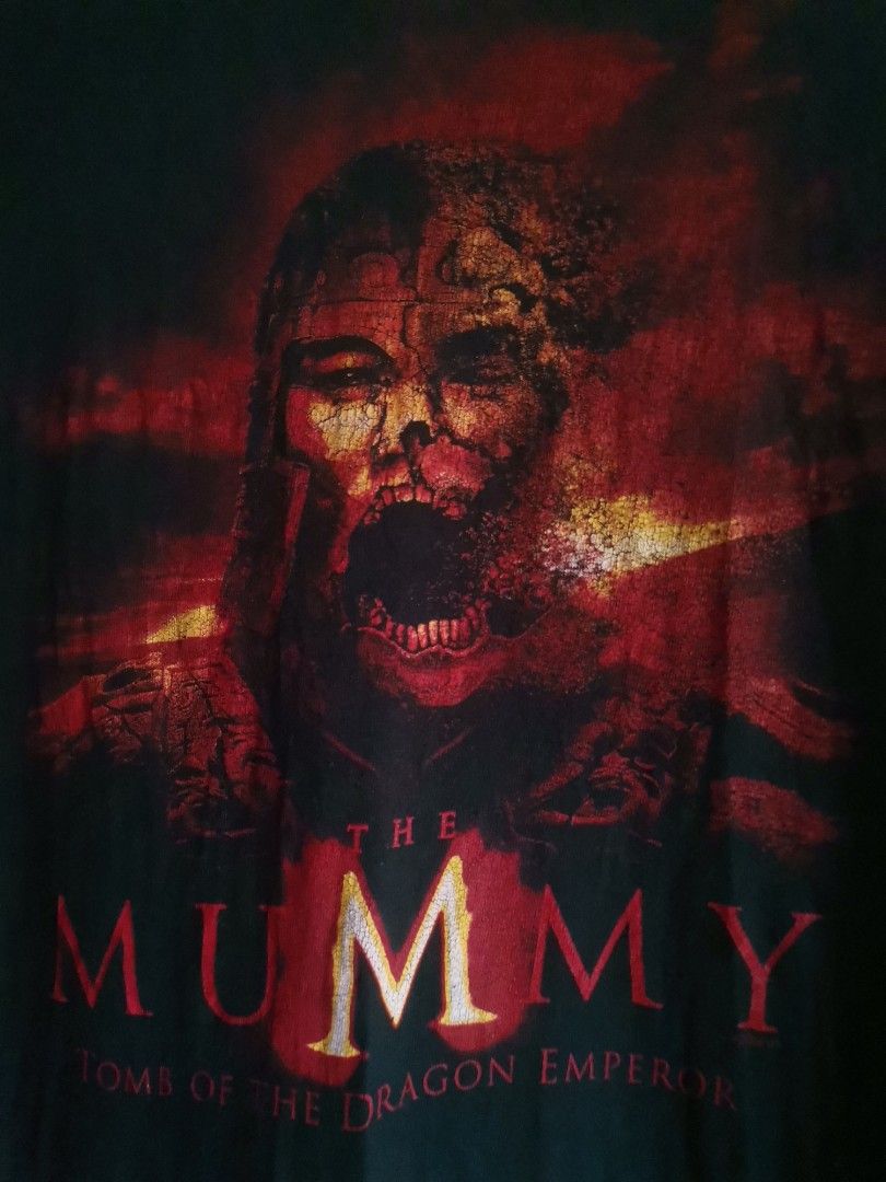 VINTAGE SHIRT THE MUMMY (Category: Tshirts & Polo Shirts ) located in Makati City. Submitted by breakstuffsmnl (Listing ID 1410949108, Image 2). Description: THE MUMMY SIZE: MEDIUM ON TAG DIMENSIONS: width: 20.7 length: 28inches NO ISSUES EXCELLENT CONDITION COLOR RATE: 9.5/10.