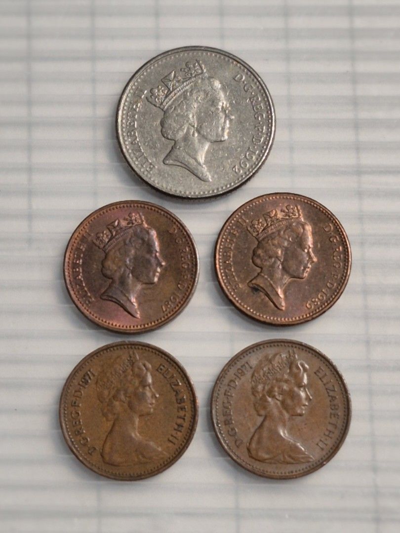 英國硬幣, 興趣及遊戲, 收藏品及紀念品, 錢幣- Carousell