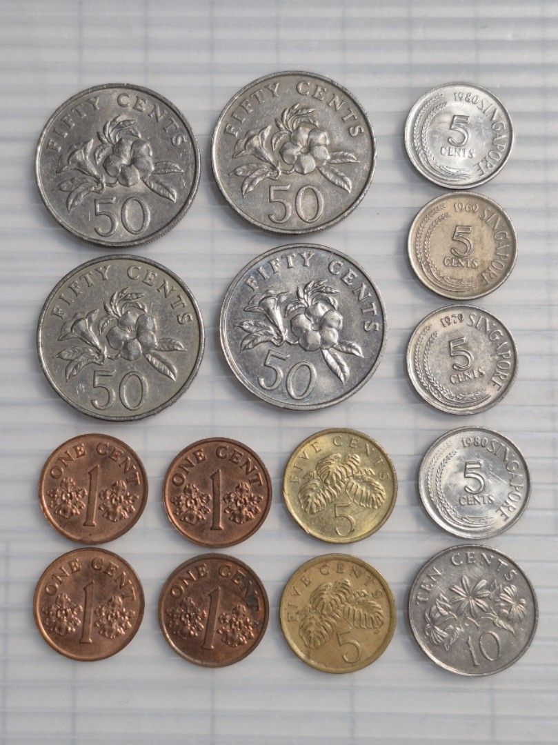 新加坡硬幣, 興趣及遊戲, 玩具& 遊戲類- Carousell
