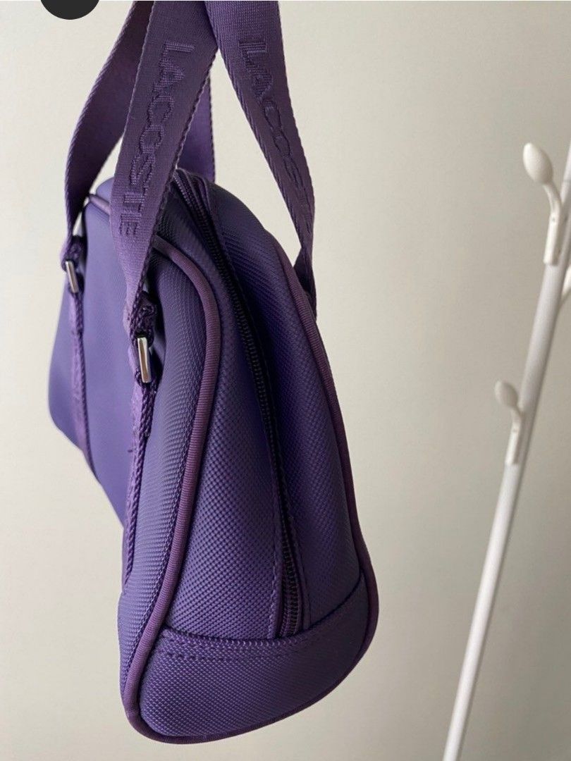 💯 % LACOSTE Classic Women Handbag (Category: Luxury Bags & Wallets) located in Davao. Submitted by iamjllanto (Listing ID 1411196653, Image 3). Description: 💯% LACOSTE Classic Small Handbag in excellent condition. RFS: Extra bag/Impulsive buying Color: Purple For sure buyer, just kindly pm me. Thanks :).