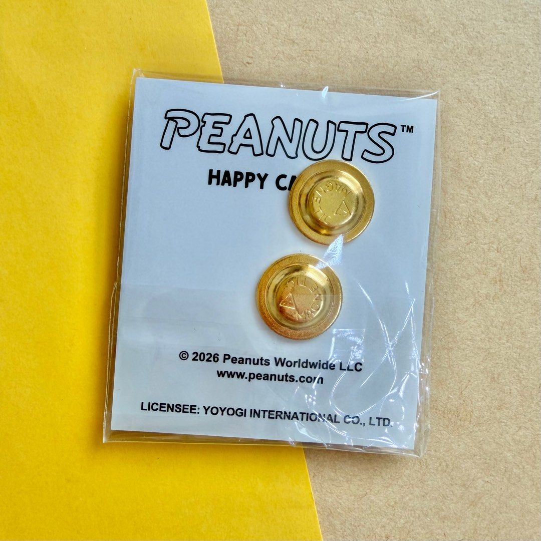 史努比露營系列磁鐵金屬質感Olaf 歐拉夫+罐子背後有磁吸可吸附在包包上, 書籍、休閒與玩具, 文具、藝術、手工藝, 其他用品在旋轉拍賣