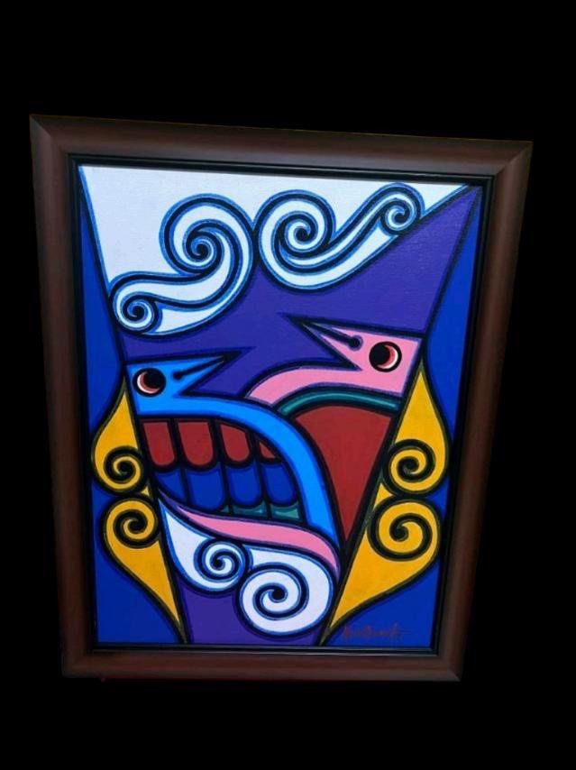 Abdulmari Imao (Category: Art & Prints) located in Santa Rosa. Submitted by art.dealer (Listing ID 1411112958, Image 1). Description: Sarifish Acrylic on canvas 36"x24" 2011 ₱750 With COA For inquiries message or call me.