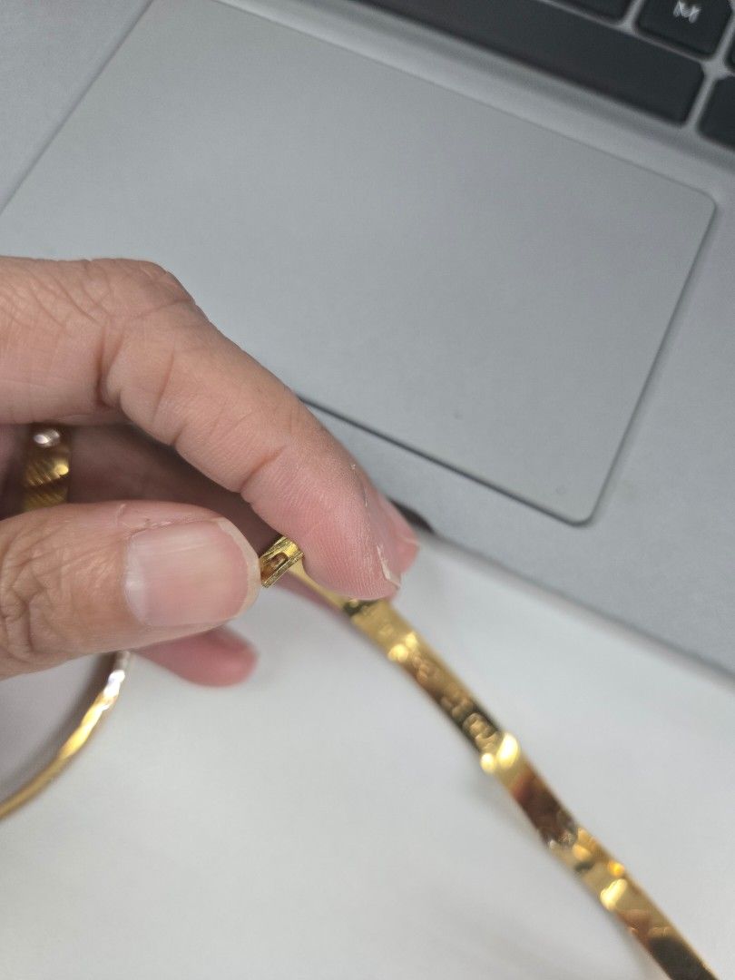 Bangle set (Category: Bracelets) located in Pasig City. Submitted by periwinklepeach (Listing ID 1411092254, Image 3). Description: cartier and tennis set.