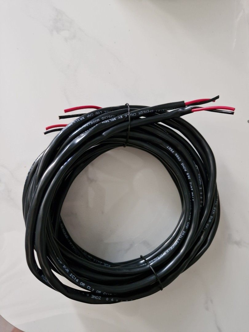 Bellden 1309A 3.7m pair Speaker Cables