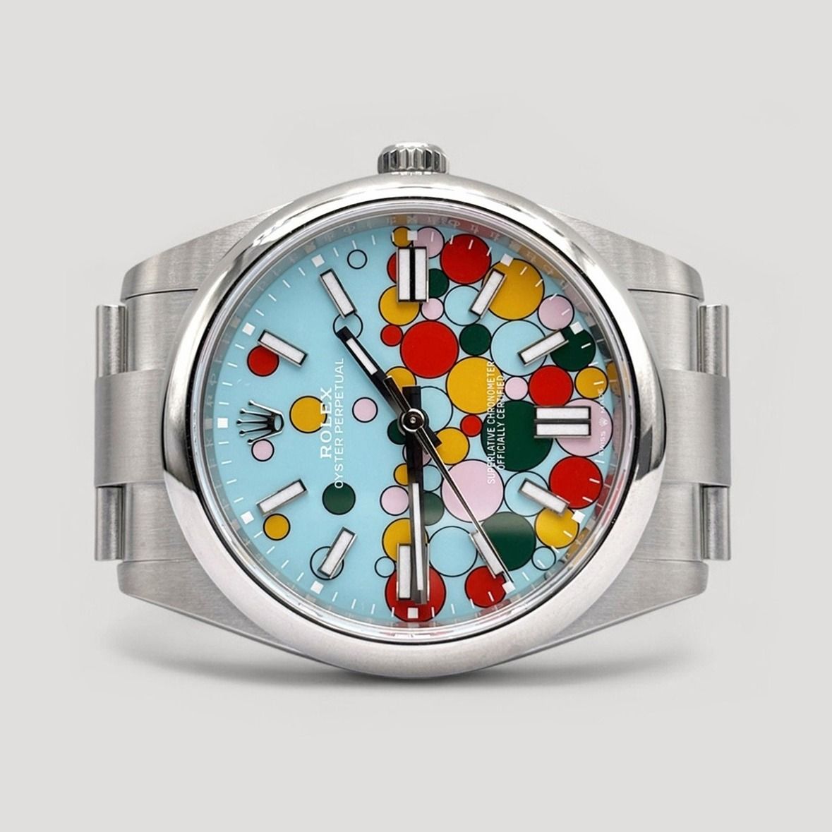Brand New Apr 2024 Rolex Oyster Perpetual Celebration 41mm 124300 (Category: Watches) located in Singapore. Submitted by pengkweewatches (Listing ID 1411125922, Image 1). Description: Join us on T-elegram for Exclusive Deals & Latest Stock Updates: https://pk-watches.com/tele-channel Brand: Rolex Model: Oyster Perpetual Reference: 124300 Dated: April 2024 Condition: Brand New Dial: Celebration Case Diameter: 41mm Material: Stainless Steel Box: Ye