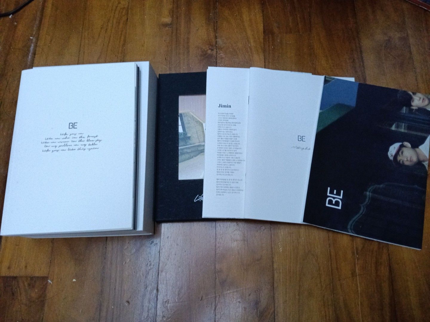 BTS BE album (Category: Musical Instruments) located in Singapore. Submitted by itsjunenotjuly (Listing ID 1411245708, Image 2). Description: BTS Be album would sell both together if anyone wants for 30 have everything that originally inside, including the photo cards , CD , poster and etc.