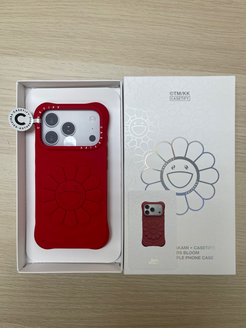 Casetify 村上隆17 pro 紅色TAKASHI MURAKAMI x CASETiFY: FLOWERS