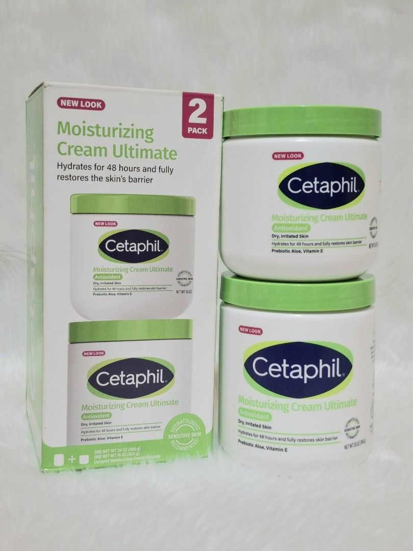 Cetaphil Moisturizing Cream Ultimate 2-Pack (Category: Face Care) located in Quezon City. Submitted by anj.m1 (Listing ID 1411089066, Image 2). Description: Cetaphil Cream Moisturizing Pack 2-pack per set Brand new and Sealed from US .