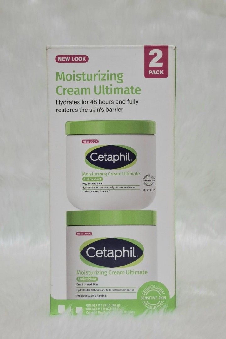 Cetaphil Moisturizing Cream Ultimate 2-Pack (Category: Face Care) located in Quezon City. Submitted by anj.m1 (Listing ID 1411089066, Image 1). Description: Cetaphil Cream Moisturizing Pack 2-pack per set Brand new and Sealed from US .