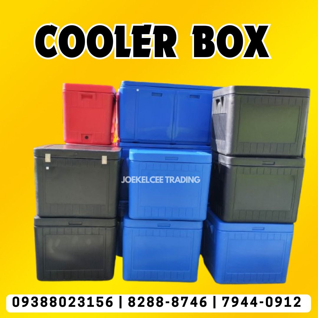 COOLER BOX (Category: Storage Boxes & Baskets) located in Pasig City. Submitted by molly.blanche02 (Listing ID 1411108022, Image 1). Description: • JOEKELCEE TRADING • • SON & JOE SAFETY GEARS TRADING • • 🏭 Direct Supplier & Manufacturer • 💰 Lowest Price in the Market • 🚚 Fast Delivery • 💬 Free Quotation Available 💯 % Legit Dealer supplier 💯 % guaranteed heavyduty 💯 % nature lover products We Supply All Kinds of Trash bins, Kayak boat, Coo
