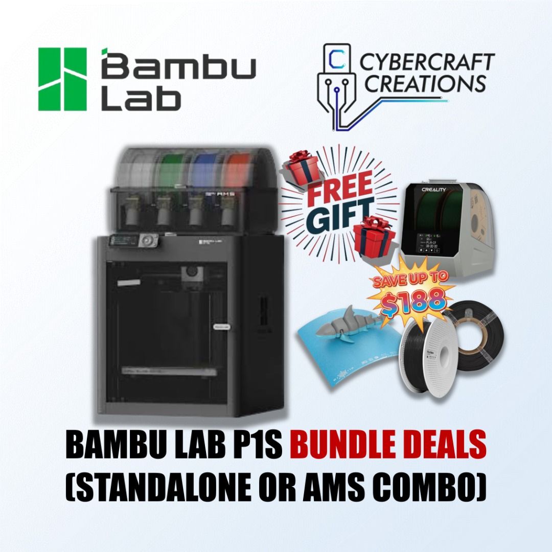 [🔥DEAL] Bambu Lab P1S (also P1S Combo) Home Machine BambuLab 3D Printer