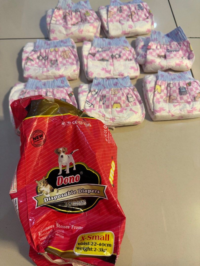 Dono Disposable Diapers X-Small (Category: Diapers & Baby Wipes) located in Manila. Submitted by decluterthings888 (Listing ID 1411195731, Image 1). Description: .