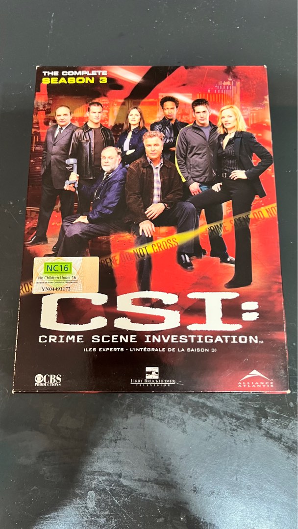DVD - CSI Crime Scene Investigation The Complete Season 3, Hobbies ...