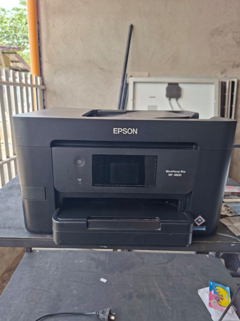 EPSON Workforce Pro WF-3820 Printer (Category: Printers, Scanners & Copiers) located in Davao. Submitted by wildhearts121 (Listing ID 1411113092, Image 1). Description: Like new No box Loc: Mintal, Davao City.