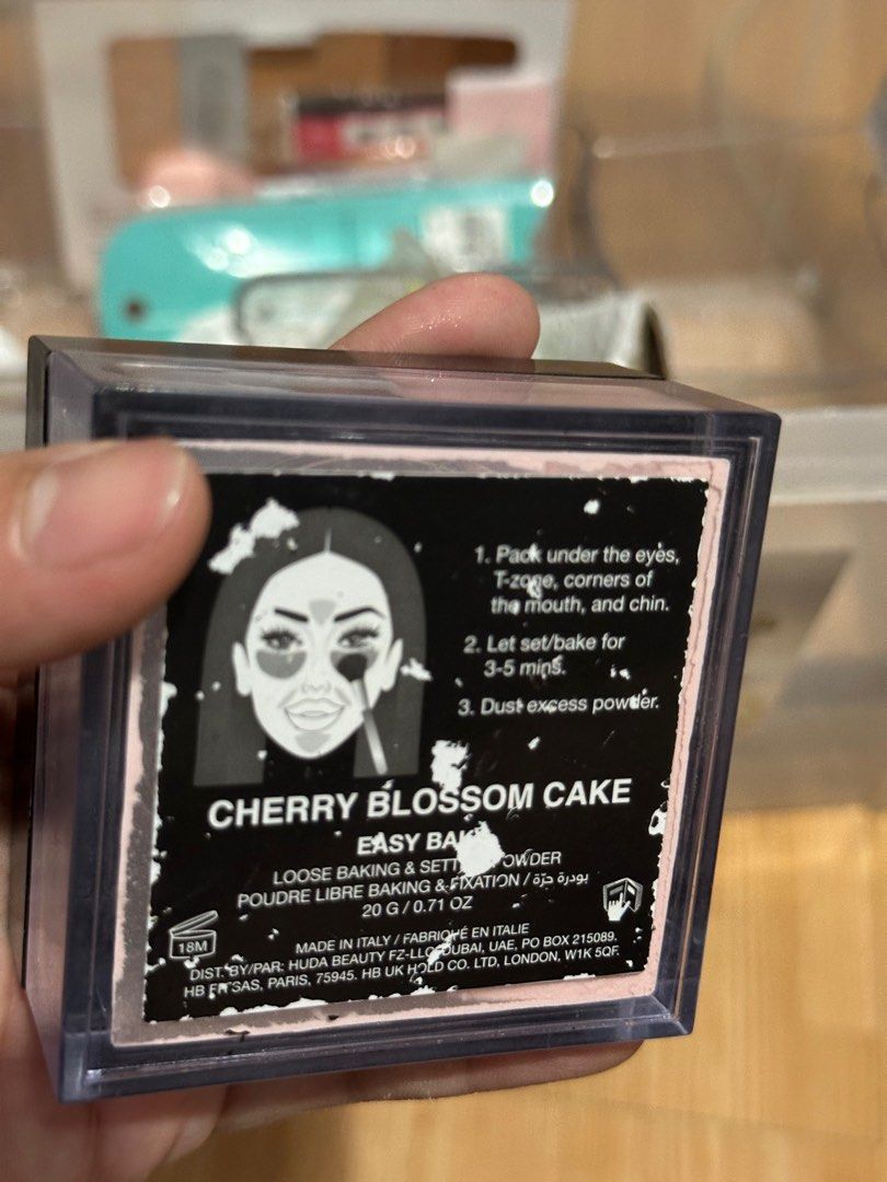 Huda Beauty Cherry Blosson Cake Powder (Category: Makeup) located in Cebu City. Submitted by sultrychicmary (Listing ID 1411246601, Image 3). Description: 50% remaining best powder ive tried.