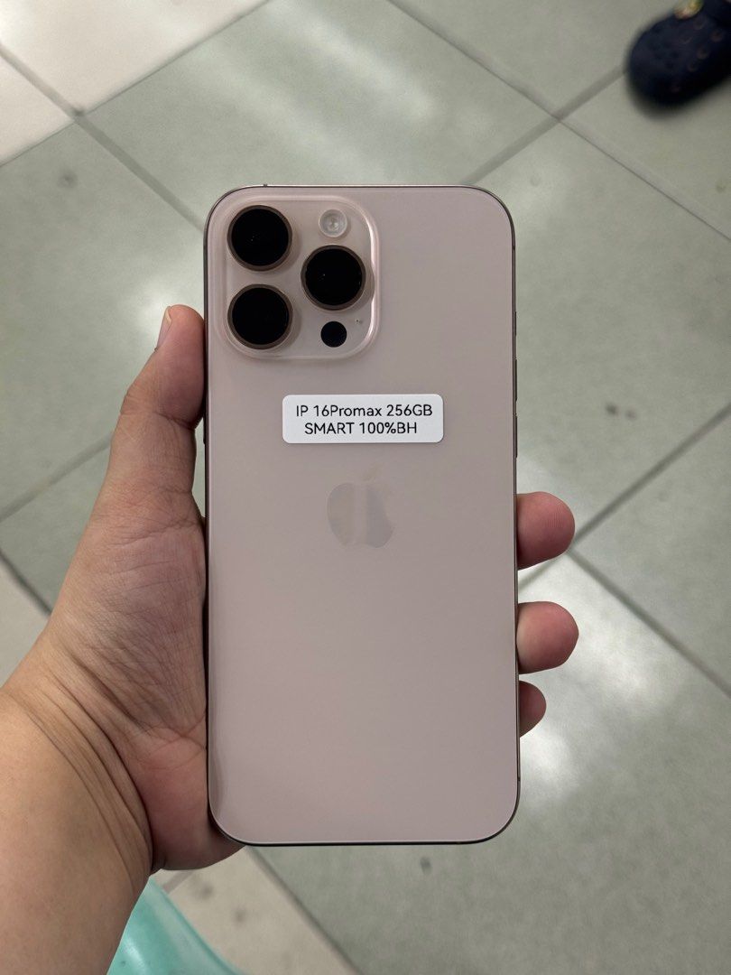 Iphone 16 Pro Max 256gb Smartlocked NTC 100% BATT (Category: iPhone 16 Series) located in San Juan City. Submitted by keannagadgetph (Listing ID 1411084558, Image 1). Description: Available Units for today's POST! Iphone 16 Pro Max / 256gb / Smartlocked - any colors available (price may vary) - good condition - 95 Makinis - 100% battery - no issue / repair - NTC Variant ~ Accepting SWAP / TRADE IN / INSTALLMENT / BINTA UNIT ~ CASH ON DELIVERY MET