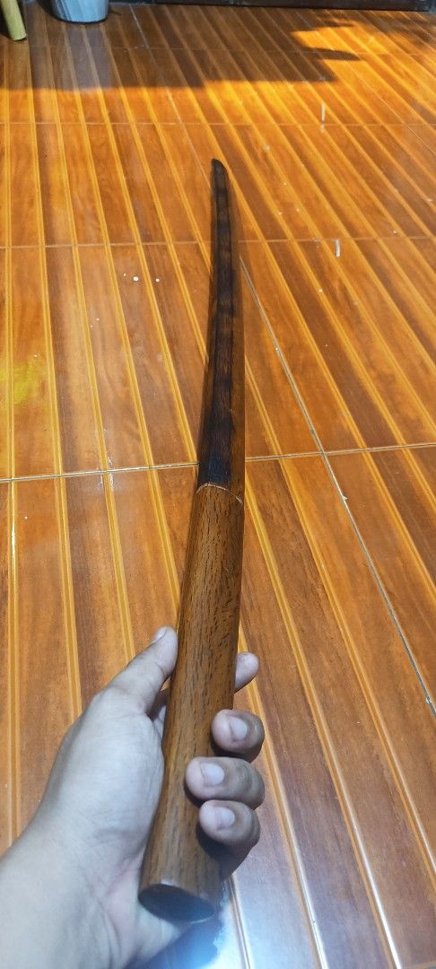 Japanese Bokken (Wood Samurai) (Category: Other Sports Equipment and Supplies) located in Caloocan City. Submitted by glavesart (Listing ID 1411253283, Image 1). Description: walang chip, at matibay, mabigat. .