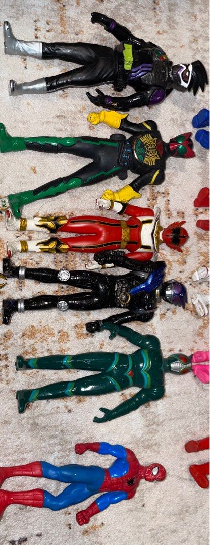 Kamen Rider & Power Ranger Mix Lot, Hobbies & Toys, Toys & Games on ...