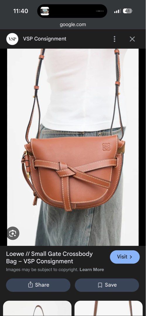 Loewe Gate Small (Category: Luxury Bags & Wallets) located in Kabacan. Submitted by kjfmcollectionph (Listing ID 1411107934, Image 2). Description: *with minor issues (please see photos) Width 11 inches Height 9 inches Depth 4 inches.