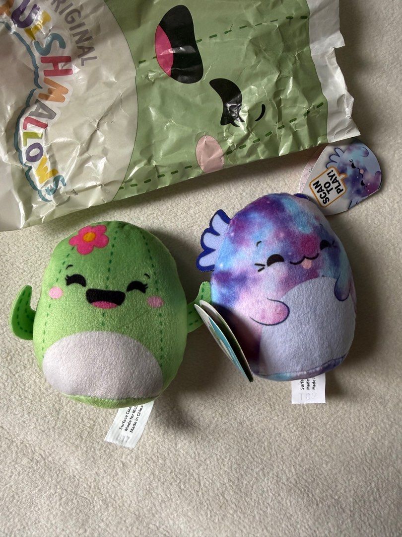 Mcdo Squishmallow (Category: Plushies & Soft Toys) located in Caloocan City. Submitted by preloved_bynicole (Listing ID 1411106424, Image 1). Description: no issue 200 for two.