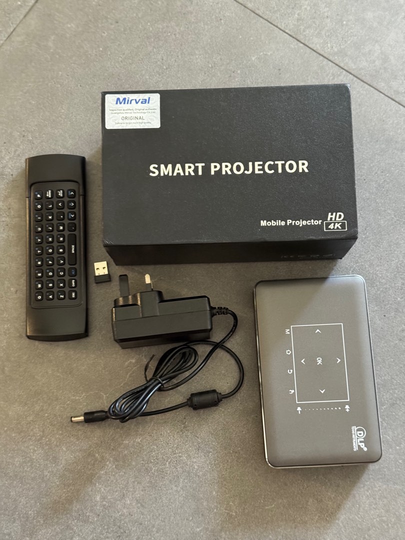 Mirval smart projector, TV & Home Appliances, TV & Entertainment ...
