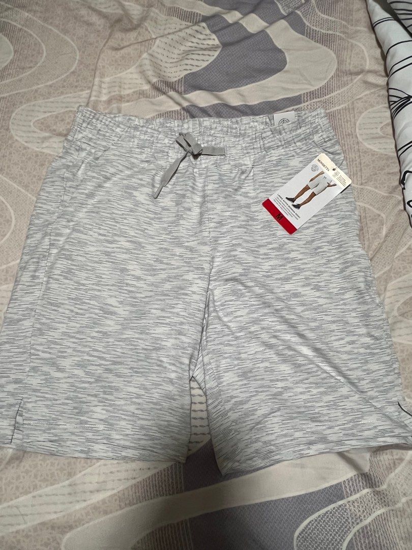 Mondetta Ladies' Active Bermuda Shorts (Category: Shorts) located in Angeles City. Submitted by ____jz (Listing ID 1411123291, Image 1). Description: - Brand new with tag (stored in closet only) - Size: Medium (32inches, adjustable since garterized) - Color: Light Grey Combo - Fabric: Ultra-soft, moisture-wicking recycled material - RFS: decluterring .