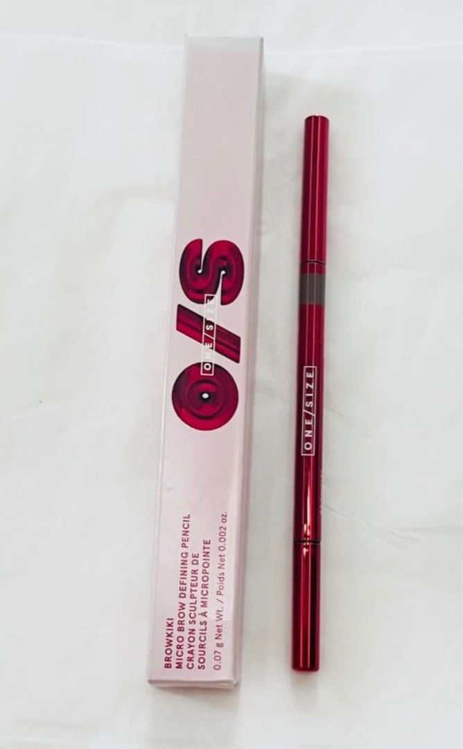 One size brow pencil (Category: Makeup) located in San Juan City. Submitted by cashfrancefashioncosmetics_ph (Listing ID 1411209749, Image 1). Description: Per piece ‼️ONE/SIZE BROWKIKI MICRO BROW DEFINING PENCIL 0.07g SHADE 01BLONDE BLOND 02 TAUPE 03 SOFT BROWN 04 MEDUIM BROWN .