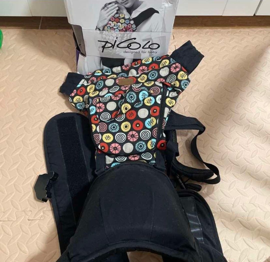 Piccolo Baby Carrier (Category: Carriers & Slings) located in Quezon City. Submitted by minesplaza (Listing ID 1411107317, Image 3). Description: - Colorful Piccolo baby carrier - Designed for comfort and ease of use - Adjustable straps and supportive structure - Features a pocket for small items - Comes with original box - Specifically designed for babies.