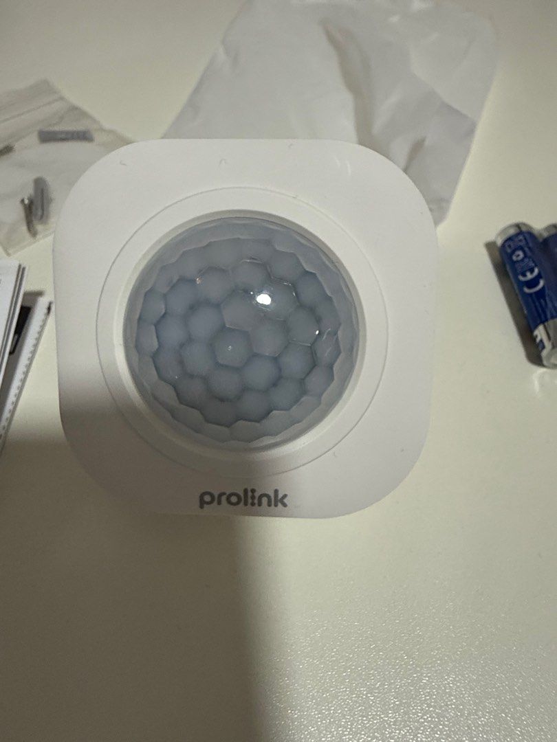 Prolink ZIGBEE PIR motion sensor (Category: Other Home Appliances) located in Singapore. Submitted by 1a2a3a (Listing ID 1411201967, Image 1). Description: This is considered brand new. Open up and use my own battery to test only. The OEM battery is still unopened as pictured. Comes with official 1 year warranty. I have 2, 1 for $15.