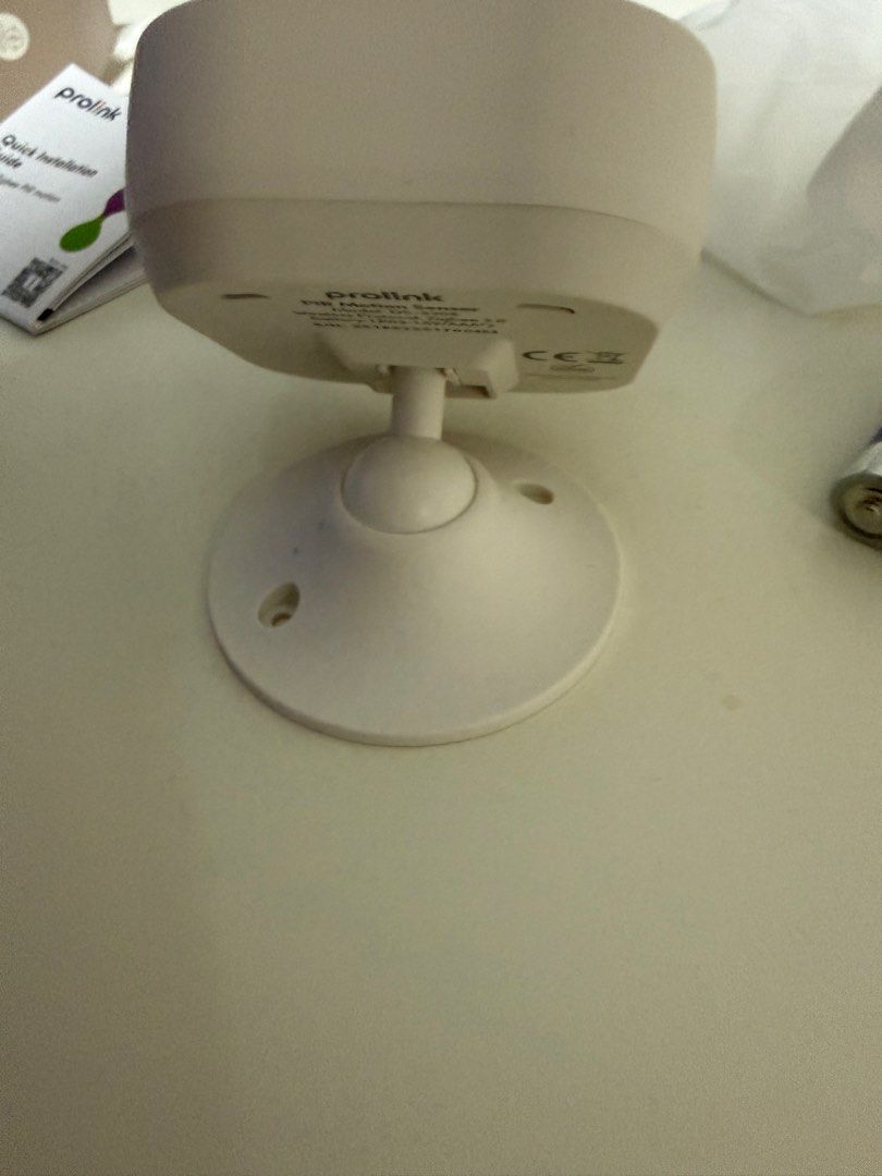 Prolink ZIGBEE PIR motion sensor (Category: Other Home Appliances) located in Singapore. Submitted by 1a2a3a (Listing ID 1411201967, Image 2). Description: This is considered brand new. Open up and use my own battery to test only. The OEM battery is still unopened as pictured. Comes with official 1 year warranty. I have 2, 1 for $15.