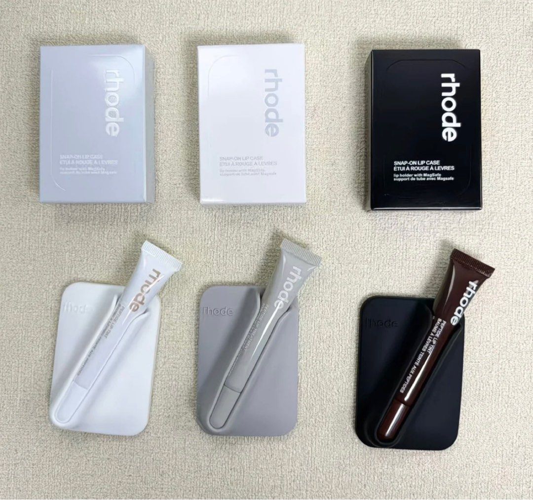 Rhode Snap On Lip Case With MagSafe || Black 🖤 , White 🤍 , Grey