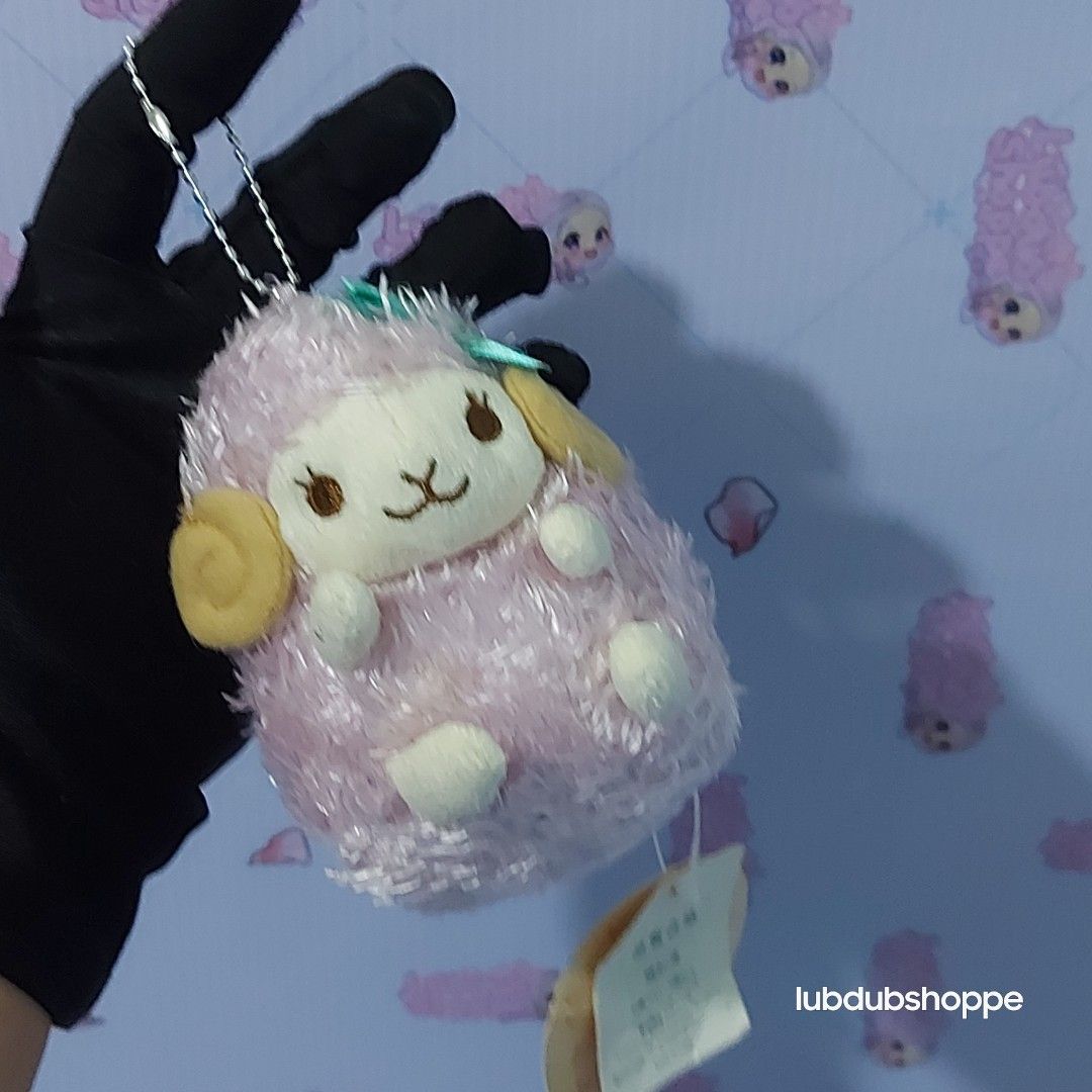 🌸SALE🌸 Amuse Shiny Wooly | Hitsuji no Wooly Purple Sheep Ramlin — Animal Mascot Plush Bag Charm Keychain Stuffed Toy (Category: Plushies & Soft Toys) located in Apalit. Submitted by lubdubshoppe (Listing ID 1411180836, Image 2). Description: The original price of this item is PHP 389 You may also contact us at : 𝗙𝗕 𝗣𝗮𝗴𝗲/𝗜𝗚 : @𝗹𝘂𝗯𝗱𝘂𝗯𝘀𝗵𝗼𝗽𝗽𝗲 ✔Item(s) is (are) onhand and ready to ship. Item(s) has(have) been UV sanitized and/or 