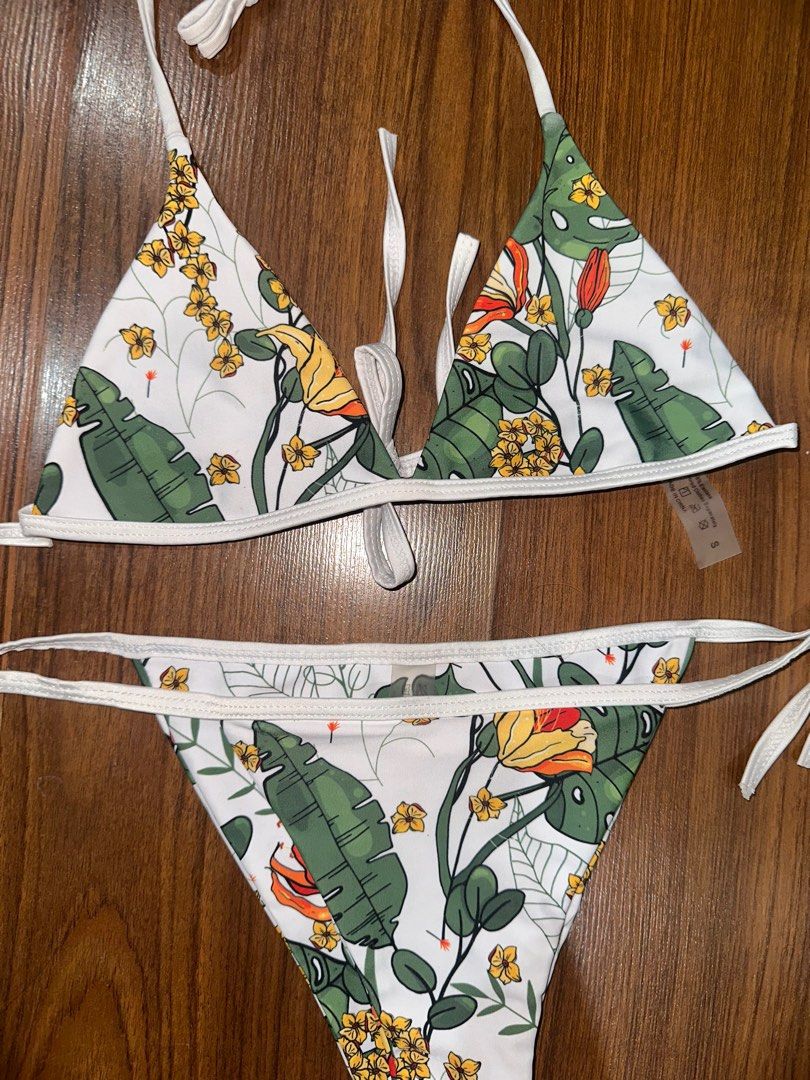 Shein Bikini Small on tag (Category: Bikinis & Swimsuits) located in Cainta. Submitted by el.declutterz (Listing ID 1411175583, Image 2). Description: Shipping via J&T, Lalamove Used once.