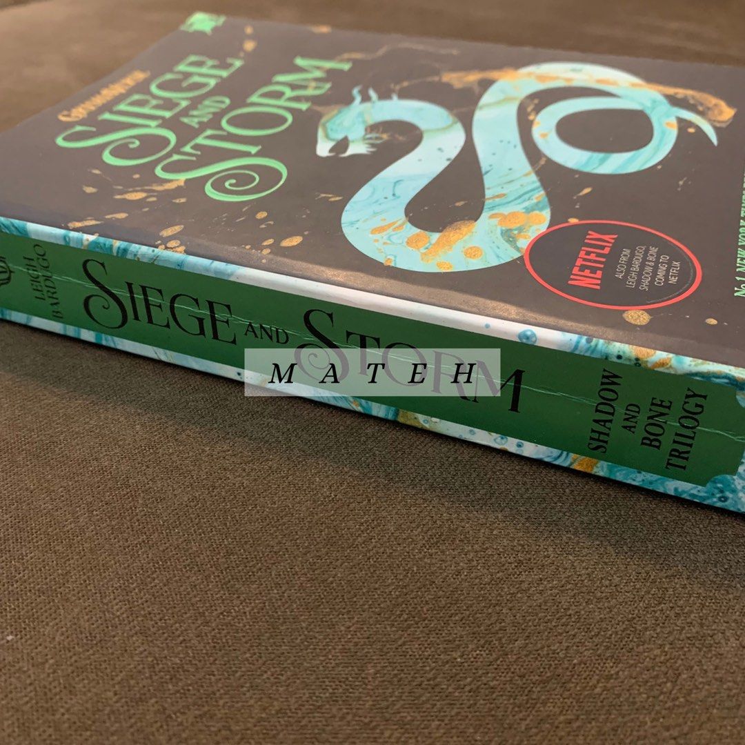 Siege and Storm by Leigh Bardugo (Shadow and Bone #2) (Category: Storybooks) located in Marilao. Submitted by declutteredmateh (Listing ID 1411109487, Image 3). Description: PRELOVED BOOK - Fair condition; pages no dents, tears, marks, or folds - Read once. Bookbinding adhesive still intact - 2 stains in textblock edge - Yellowing of pages - Broken spine - OGP of SAR49 - Purchased from Saudi, Jarir Bookstore MOP: Gcash, BDO bank-transfer, cash No